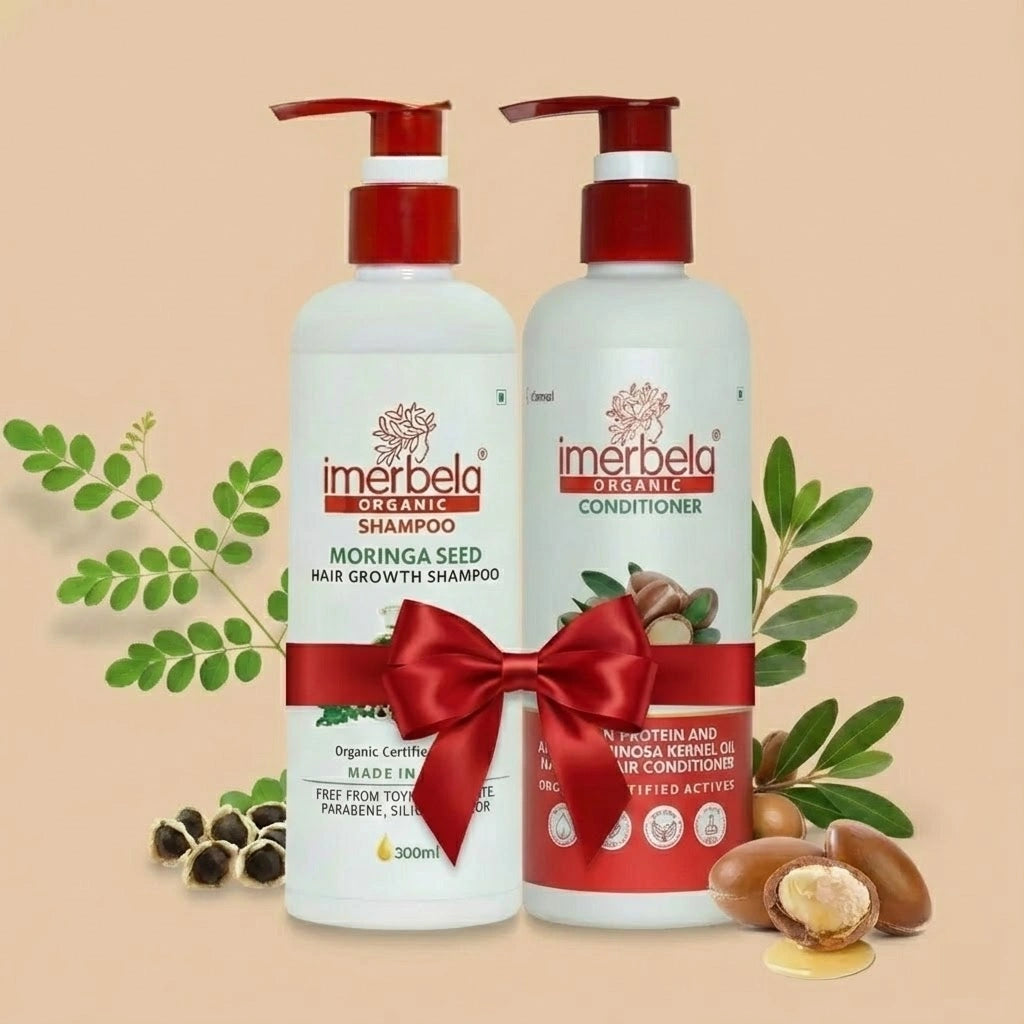 Moringa Shampoo + Argania Hair Conditioner